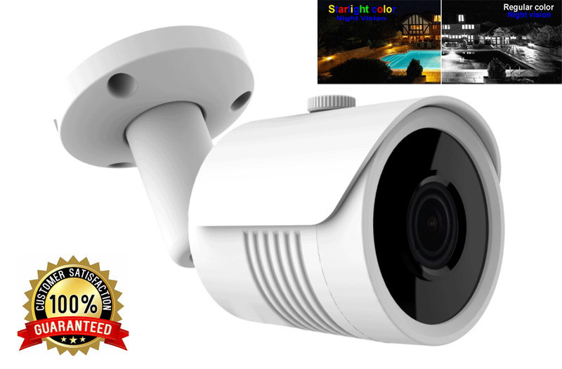5MP SONY Starvis IP Bullet Security Camera Starlight image IR-Cut Lens IR