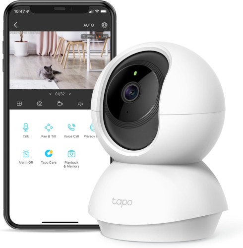 TP-Link Tapo Pan/Tilt Security Camera for Baby Monitor, Pet w/ Motion…