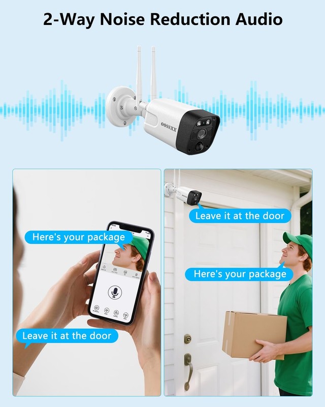 (2026 New) 5MP Wireless Security Camera System, 10CH Expandable NVR with 4 Du... gallery