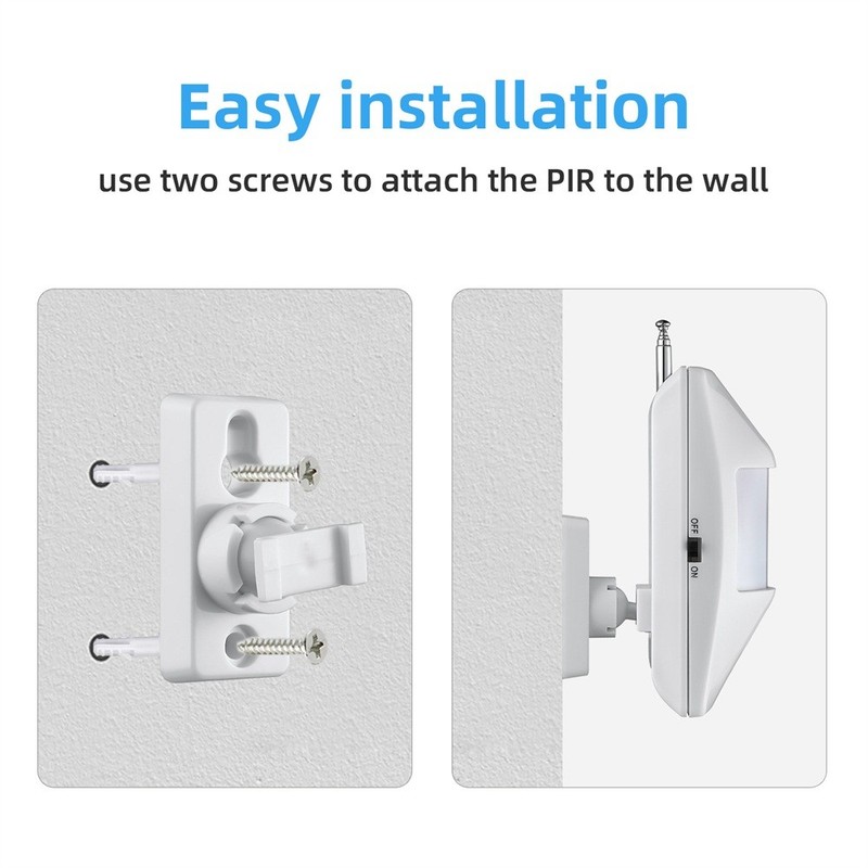 2PCS Wireless Intelligent PIR Motion Sensor Alarm Detector For Home Alarm System gallery
