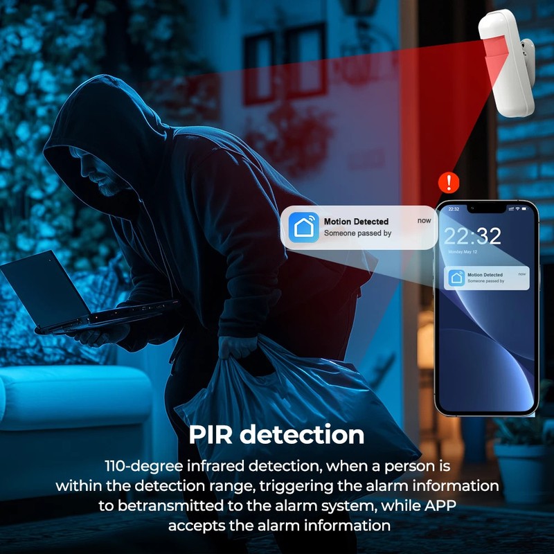 Smart WiFi GSM Home Security Alarm System - APP Control Wireless Anti-Theft New gallery