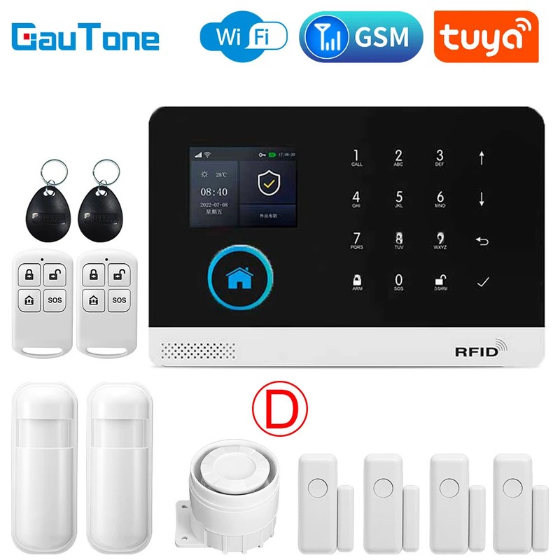 Smart WiFi GSM Home Security Alarm System - APP Control Wireless Anti-Theft New gallery