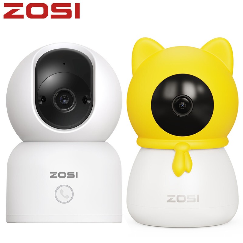ZOSI 2K 3MP/4MP PT Wireless IP Zoom Camera HD 5GHz WiFi Indoor Auto Tracking