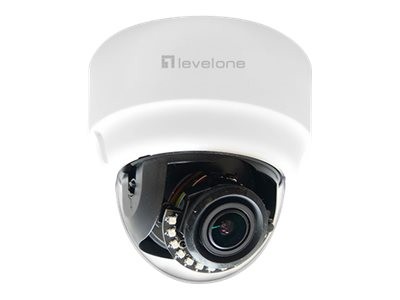 LevelOne FCS-3303 HUBBLE 3MP IP Zoom Dome Network Camera Alarm System