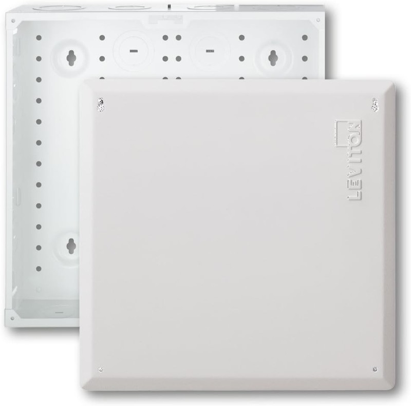 Leviton 47605-140 14" SMC, Structured Media Enclosure with 14 inch, White