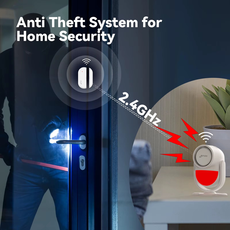 TUYA Wireless Smart Home Motion Sensor Alarm System For Home Burglary Security P gallery