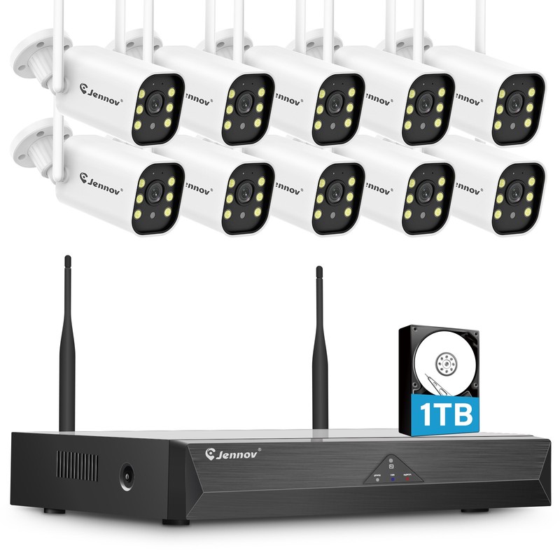 WIFI Home IP Security Camera 5MP System Wireless CCTV PTZ Smart Night Vision