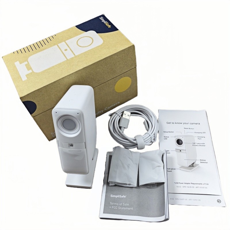 SimpliSafe CM006 Smart Alarm Wireless Indoor Security Camera Night Vision Cam