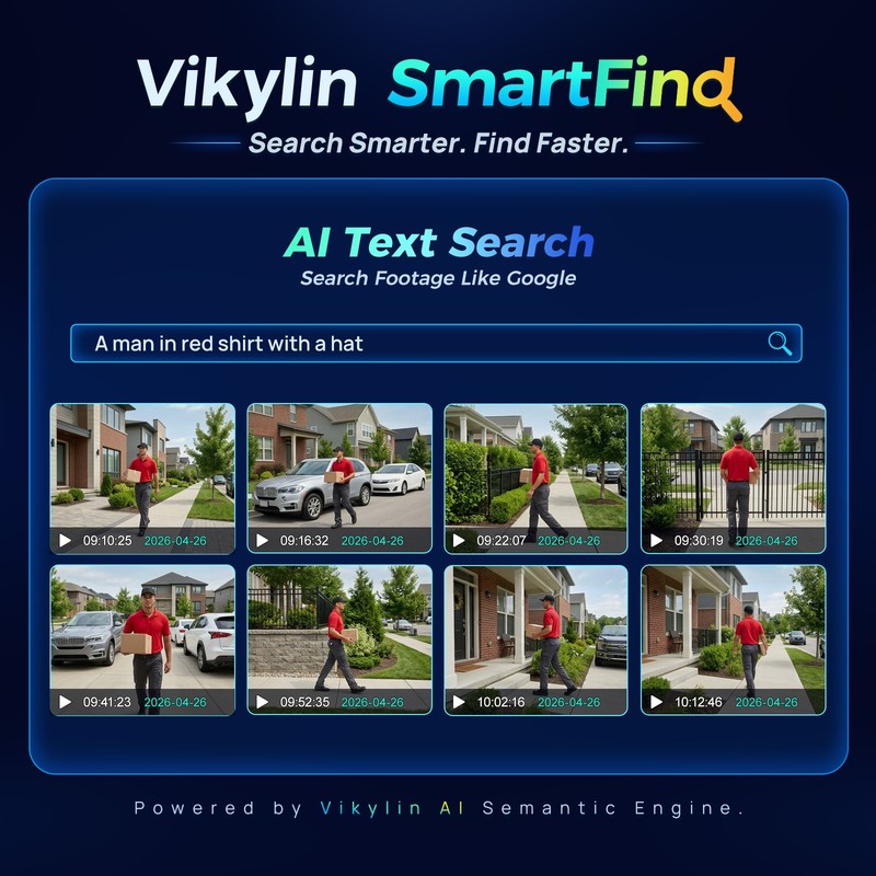 Vikylin Smartfind 8POE 16CH NVR Dual light Color+IR MIC 5MP Mini IP Camera Lot gallery