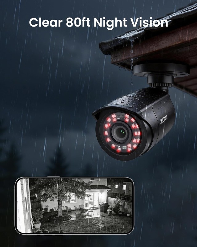 3K Lite 8CH Security Camera System Outdoor with 1TB Hard Drive,AI Human/Vehic... gallery