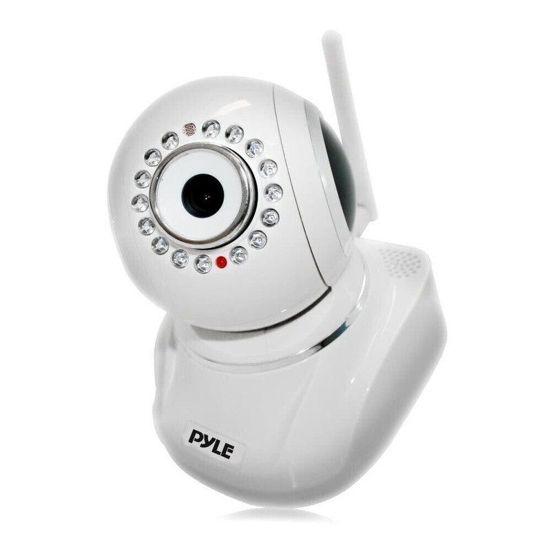 Pyle IP Cam WiFi Security Camera Full HD 1080p App Download Pan Tilt White gallery