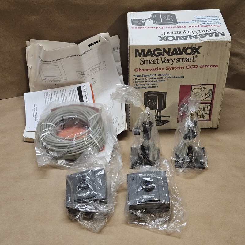 2 Magnavox Observation System Camera CCD NR 98MC355R – Free Shipping