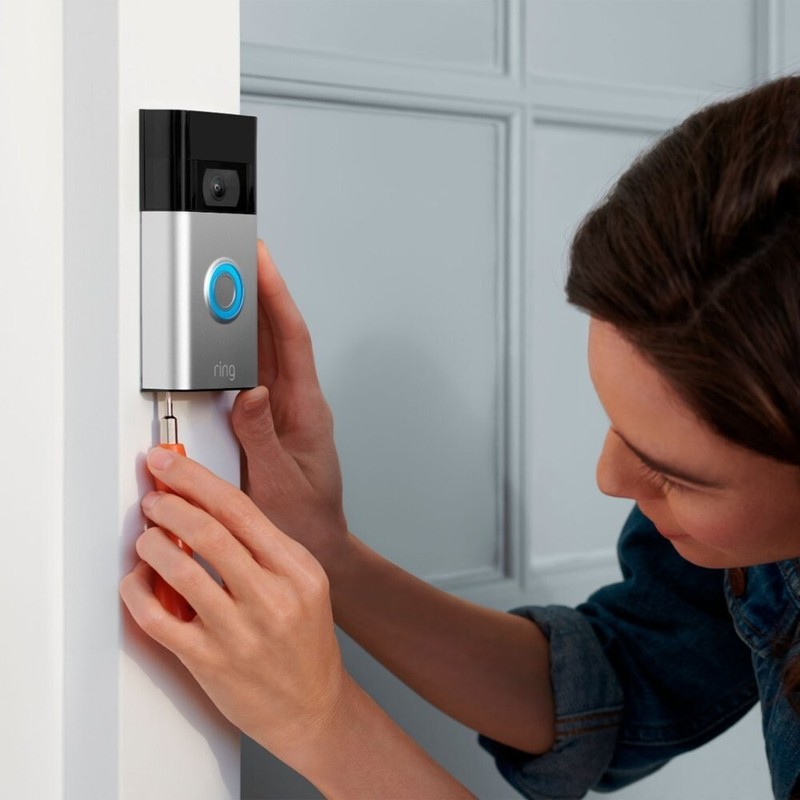 Ring Alarm 8-Piece Kit with Outdoor Cam Plus Plug-in and Ring Battery Doorbell gallery