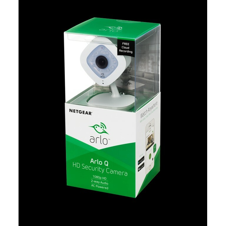Arlo Q 1080p HD Security Camera, 2-Way Audio, Indoor Only, No Base Station