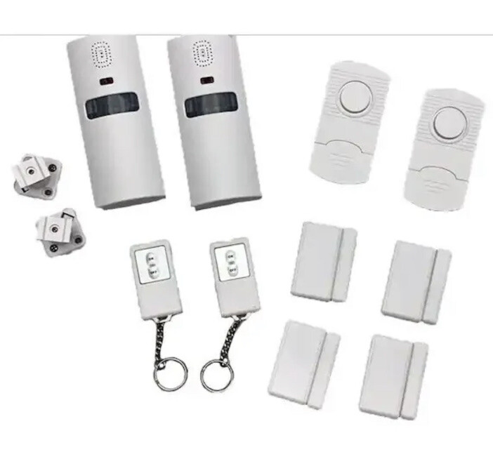 Defiant Wireless Home Security Protection System Complete 4 Door/window 2 Motion