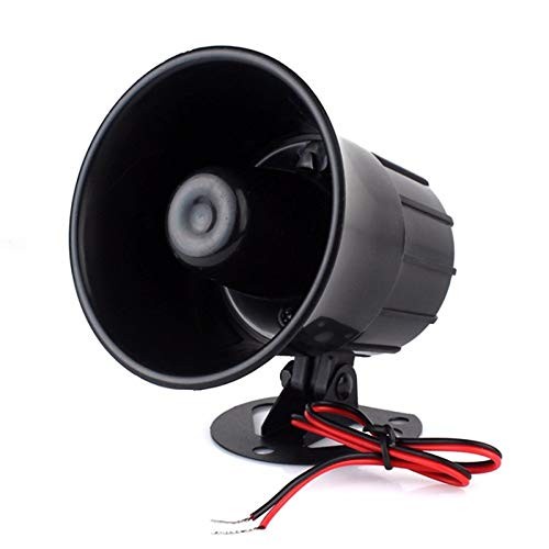 Wired Alarm Siren Horn 15W DC 6 to 12V Security Siren with Bracket for Home S... gallery