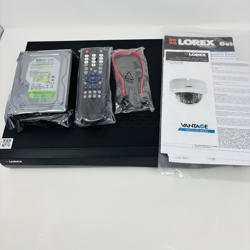 Lorex Home Security System Network Video Surveillance Recorder with 4 Cameras gallery