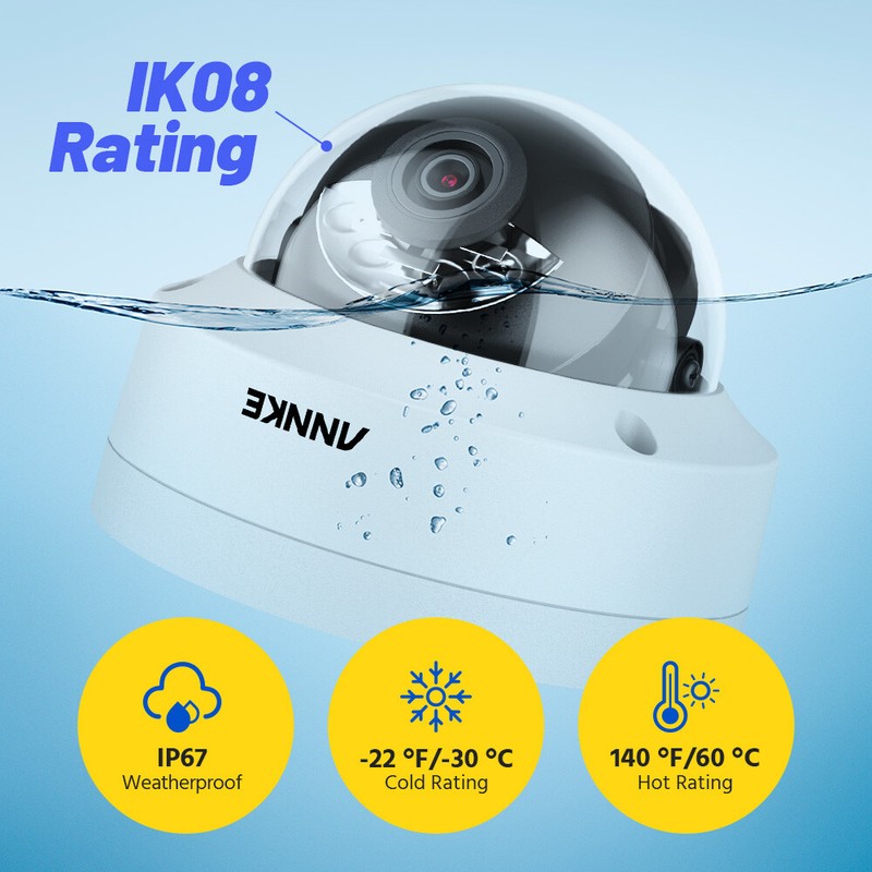 ANNKE 8CH 16CH 12MP NVR 4K Audio POE Security Camera System Color Night Outdoor gallery