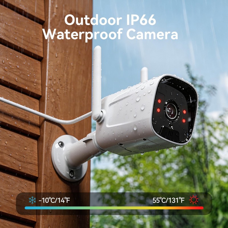 TMEZON Wireless 8MP Security IP Camera System 10CH NVR WIFI AI Two Way Audio Lot gallery