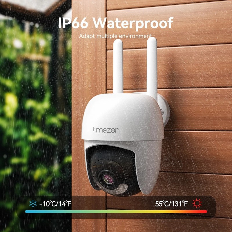 8MP Security Camera System Wireless PTZ 10CH NVR 12'' Monitor WiFi Waterproof gallery