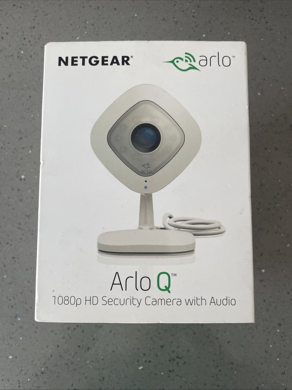 Arlo Q VMC3040 Wired 1080p HD Security Camera Night Vision Alexa Netgear -SEALED