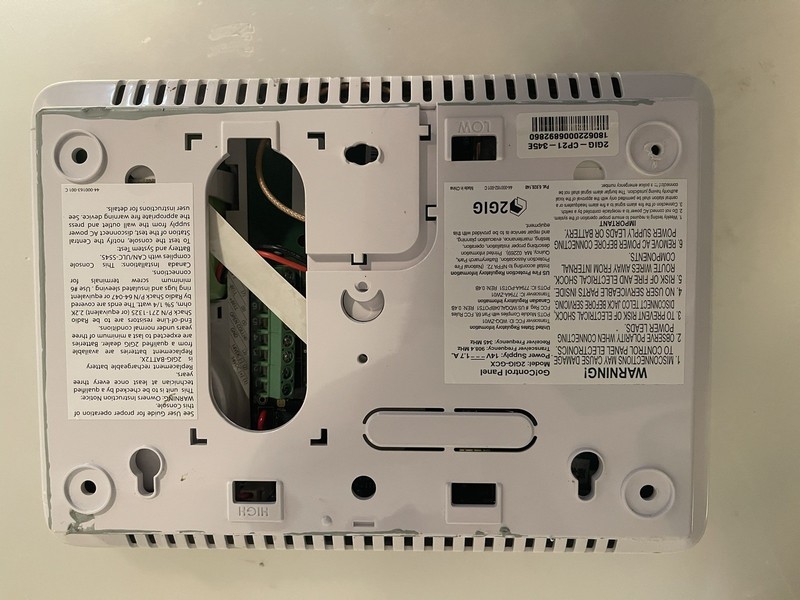Security System Go Control Panel Model 2GIG-GCX gallery