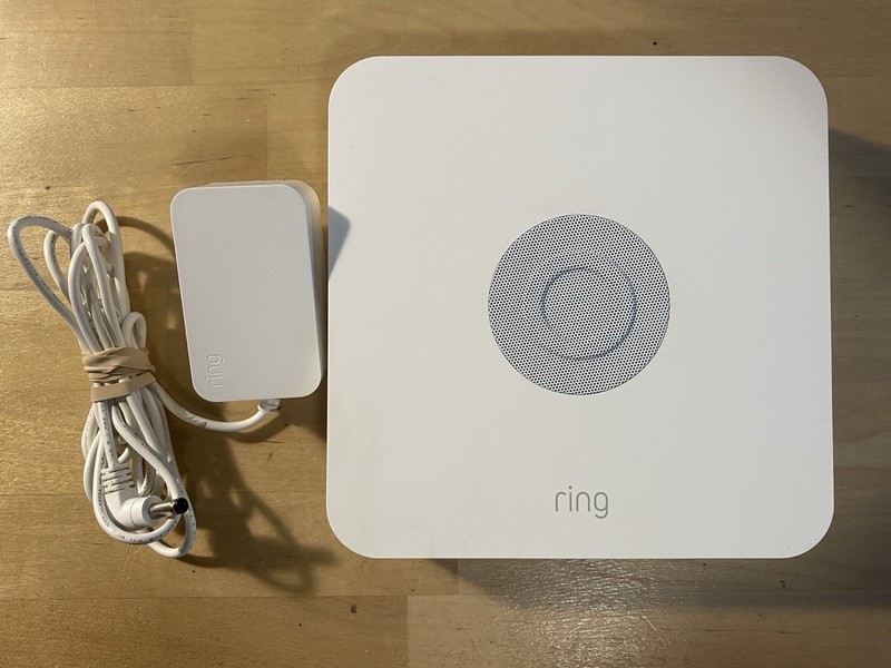 Ring Alarm Home Security Base Station US 4HB1U90EN0 & Power Supply