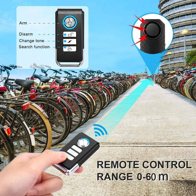 Security Wireless Alarm kit Bike Alarm Driveway Detector Window Door Burglar NEW gallery