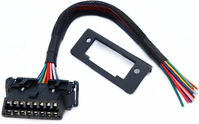 OBD2 J1962 Female to Open Pigtail Cable Bracket Obdii Port Replacement Cable gallery