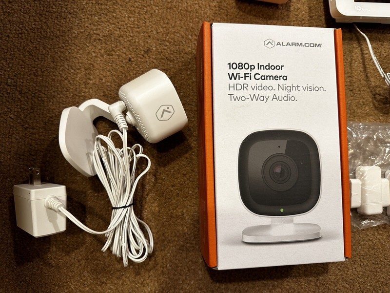 Alarm.com Complete Security System (Indoor/Outdoor Cameras, IQ Panel, Sensors) gallery