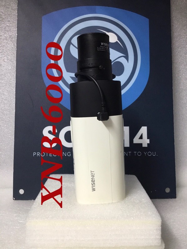 Wisenet XNB-6000 Surveillance IP Network Color Camera W/ 2MP IR Lens 2.8-9mm