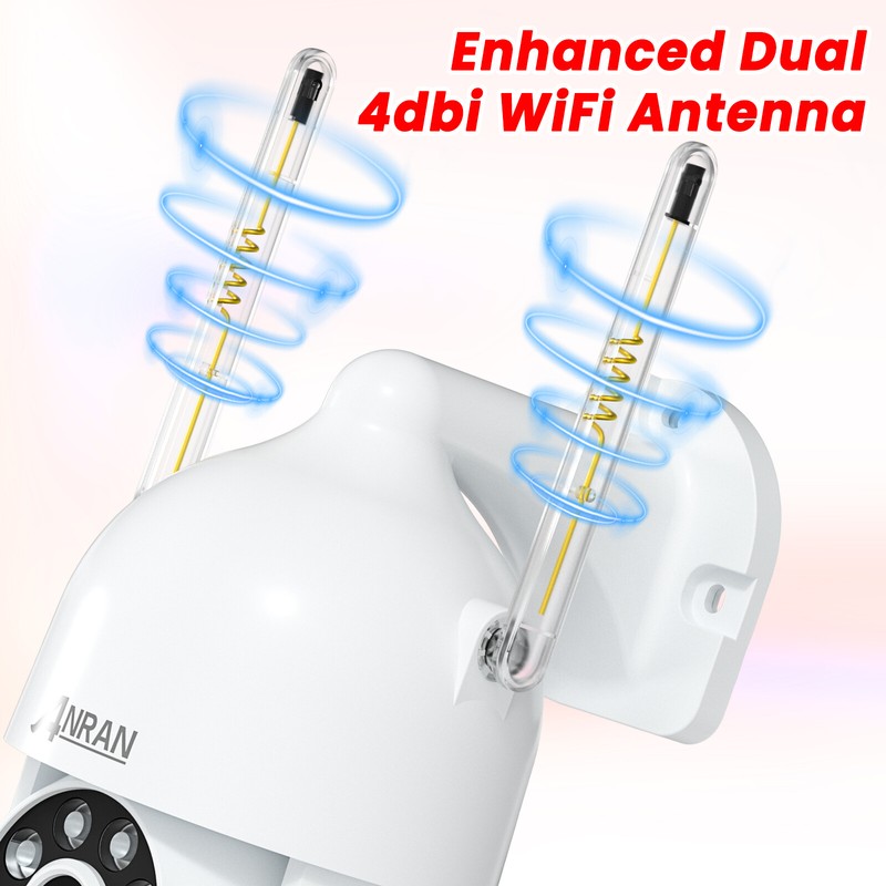 Security Camera 5MP HD For ANRAN Wireless Home Outdoor NVR System Night Vision gallery