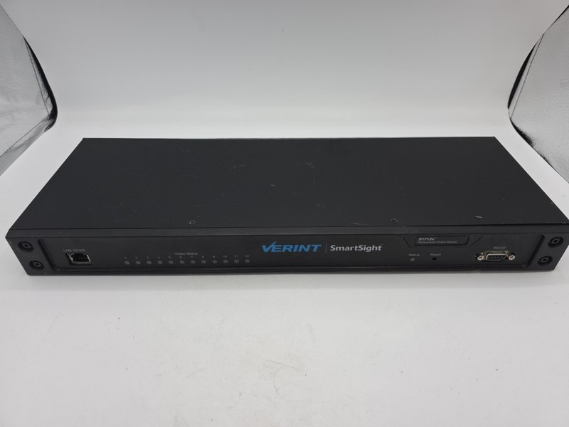 VERINT S1712e SmartSight Network Video Server CCTV WITHOUT POWER SUPPLY