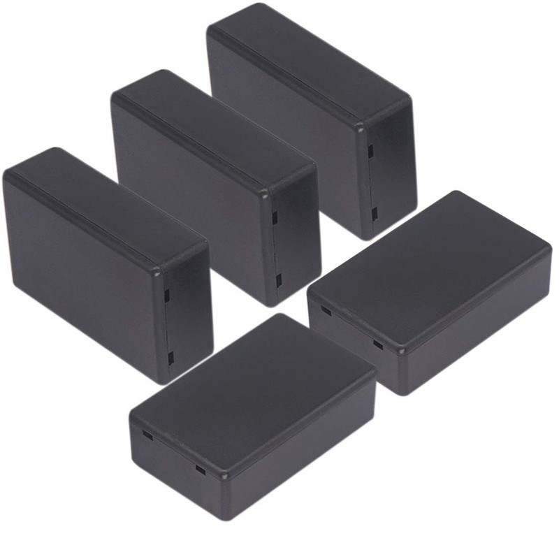 Zulkit 5Pcs Project Boxes ABS Plastic Electrical 3.15″ x 1.97″ x 1.02″, 5 PCS