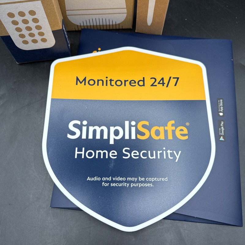 SimpliSafe Security SSBS3 BS3W 3rd Gen Base Station / Keypad KP3W / Yard Sign gallery