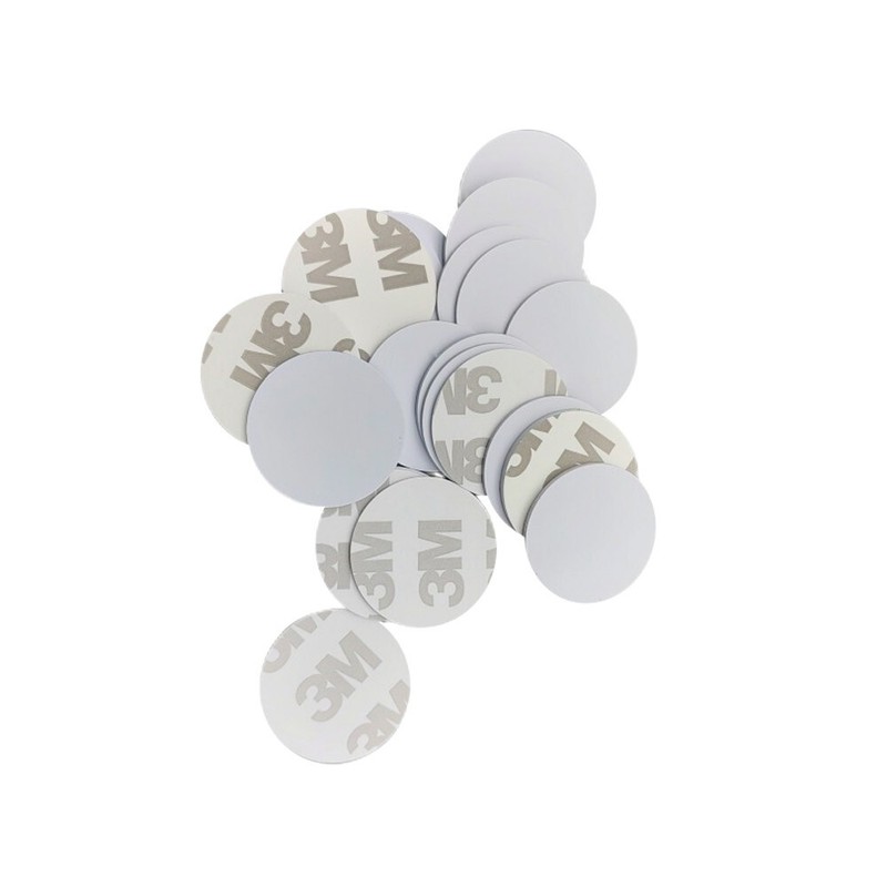 Waterproof 100pcs 125KHz EM4100 Ф25mm sticker RFID Induction Round tag card gallery