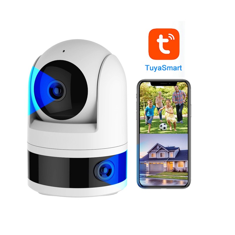 Dual Lens Tuya Smart Security Camera 3K 6MP Pet Dog Camera Baby Monitor AI Auto gallery