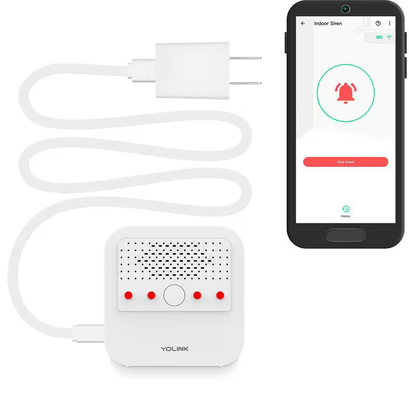 Smart Siren Alarm, Loud 110 Db, Wireless Alarm for Home Security/Intrusion/Burgl