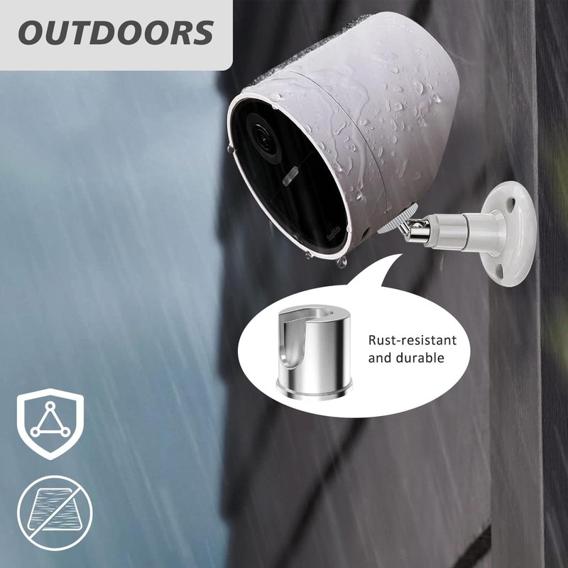 2 Pack Wall Mount Compatible with Simplisafe Outdoor Security Camera, 360° Rot gallery
