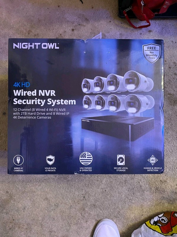 Night Owl 12-Channel NVR with 2TB Hard Drive and 8 Wired 4 WI-FI