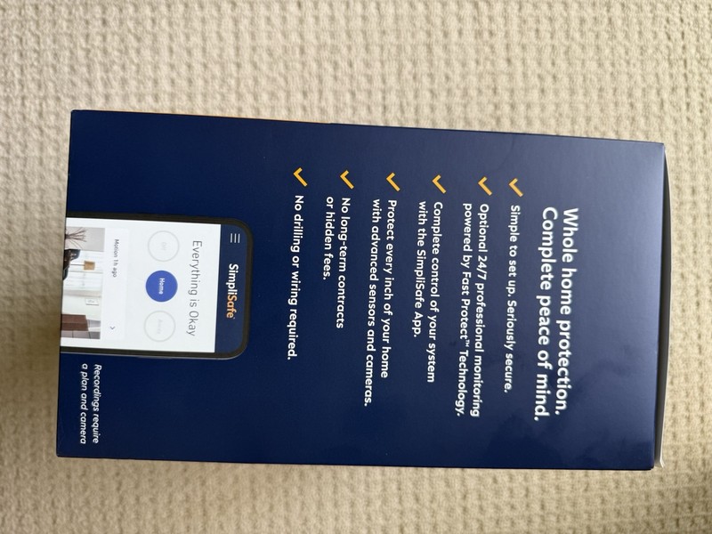 SimpliSafe 11 pc Home Security Kit 1080p Camera, 6 Entry Sensors, 2 motion, base gallery