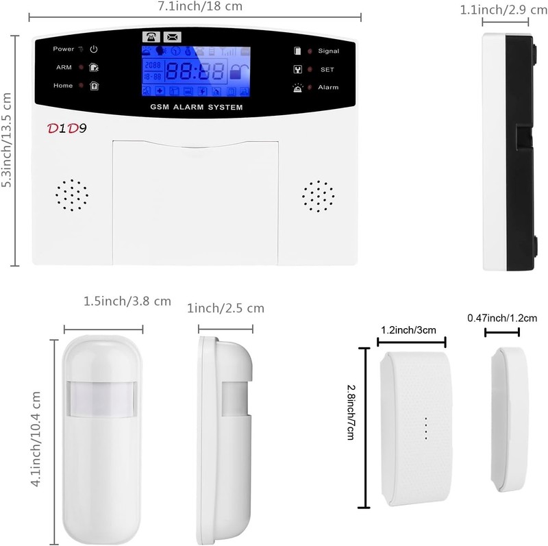 Wireless DIY GSM Home Security Alarm System Kit Motion Alert Remote Control gallery