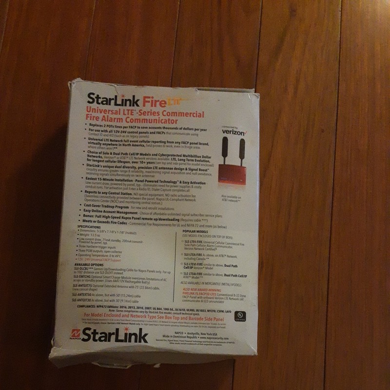 StarLink Fire Universal Commercial Fire Cellular Communicator gallery