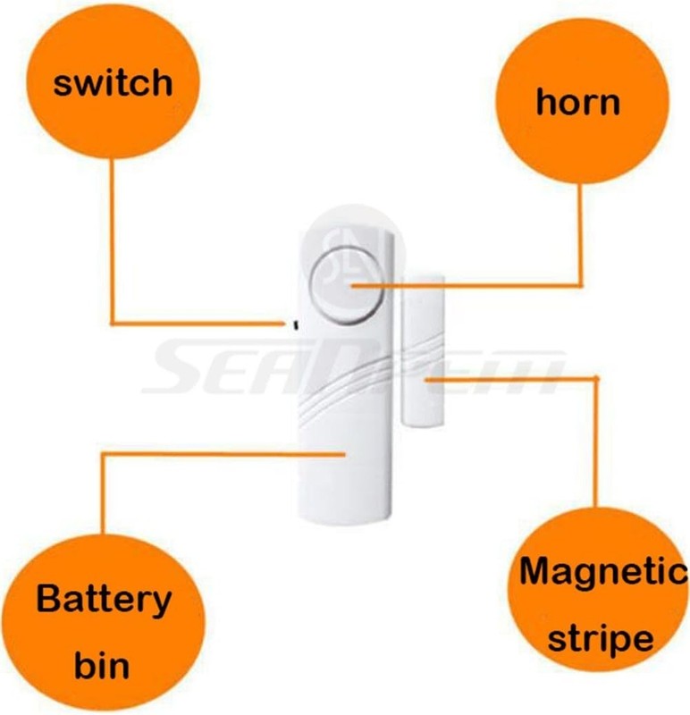 Wireless Magnetic Sensor Home Security Alarm Kit - Easy DIY Installation gallery