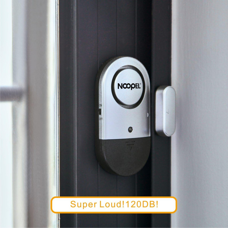 Door Alarms When Opened, 4 Pack 120DB Loud Pool Alarms for Doors, Window Alarm gallery
