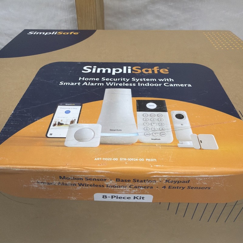 SimpliSafe Home Security System Indoor Camera 8 Piece Kit gallery
