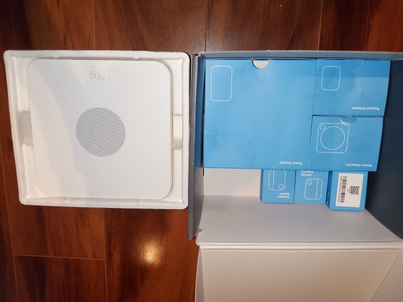Ring Alarm Security System 8 Piece Kit with Sensors and Battery – NO DOORBELL!
