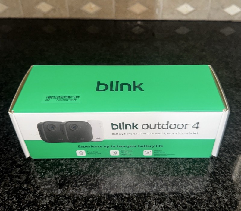 Blink Outdoor 4 (4th Gen) Wireless Security Camera + Sync Module, 2 Cameras