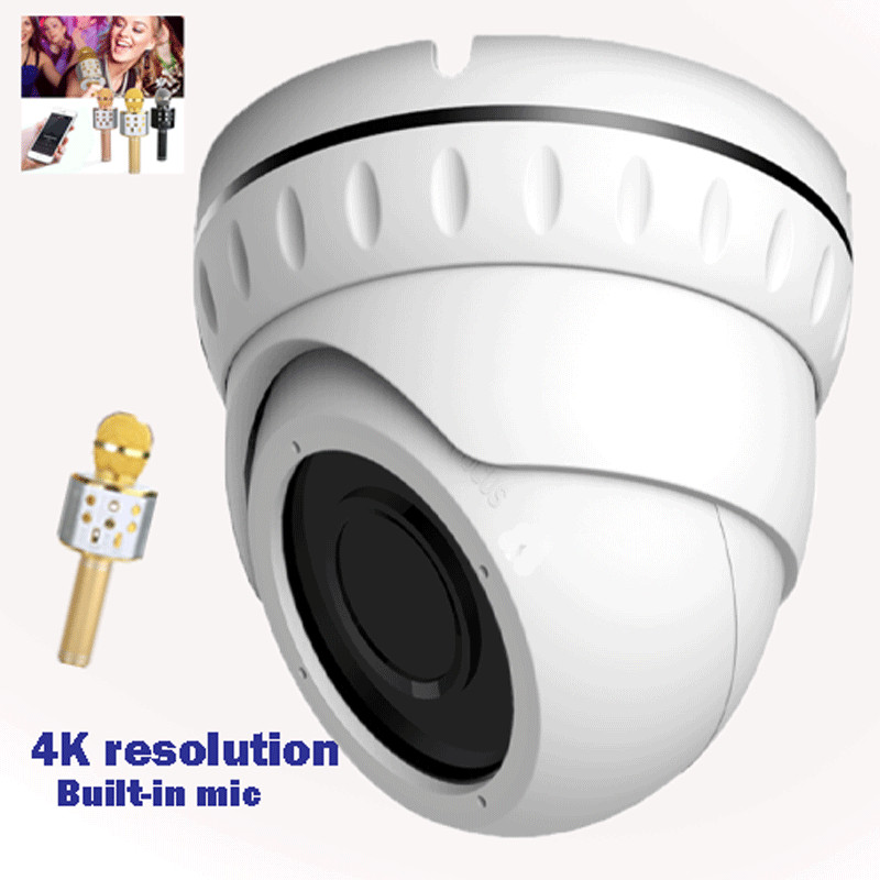 5MP 4K lite with Starlight HD IR Eyeball Security Camera Built-with Mic Audio