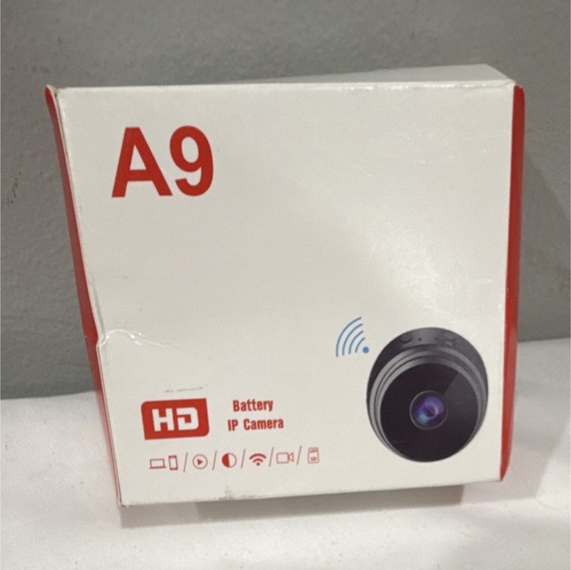 A9 HD Wireless IP Camera Battery Powered Indoor Surveillance w/ Mount & USB